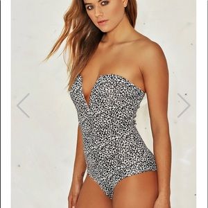 Nasty Gal leopard bodysuit